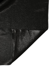 Black Silk Square Wrap Shawl Foulard 122cm x 120cm  Scarf