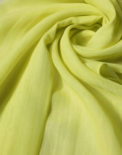 Dolce & Gabbana Yellow Green Silk Sash Foulard Stole 292cm x 19cm Scarf Dolce & Gabbana