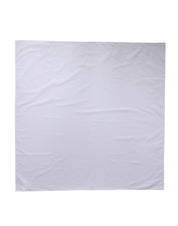Dolce & Gabbana White Cotton Wrap Square Shawl Stole 91cm x 90cm  Scarf