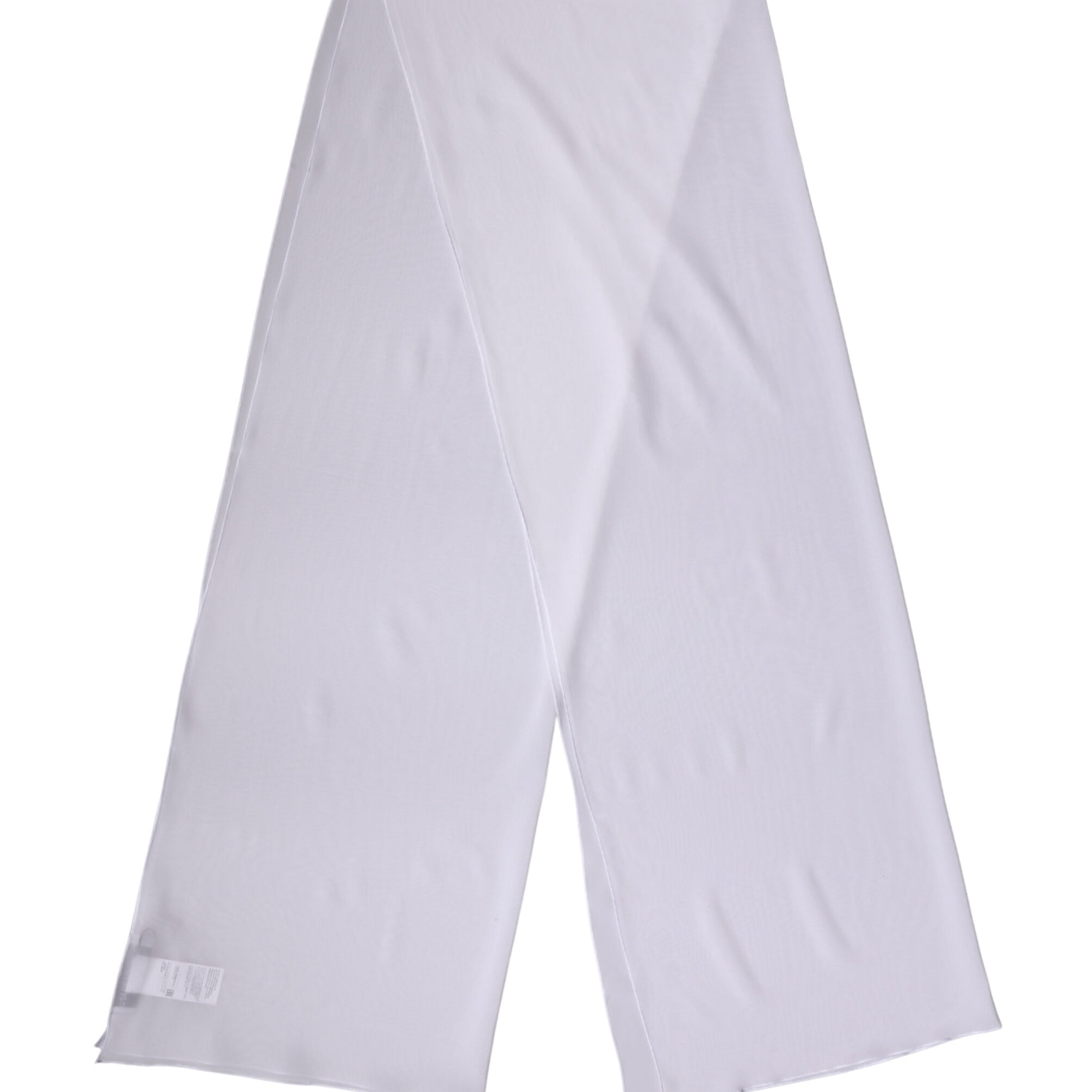 Dolce & Gabbana White Silk Neck Wrap Shawl Stole 200cm x 64cm  Scarf Dolce & Gabbana