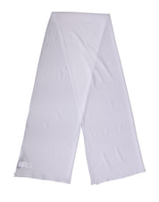 Dolce & Gabbana White Silk Neck Wrap Shawl Stole 200cm x 64cm  Scarf Dolce & Gabbana