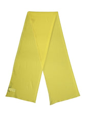 Dolce & Gabbana Yellow Silk Neck Wrap Shawl Stole 200cm x 64cm Scarf