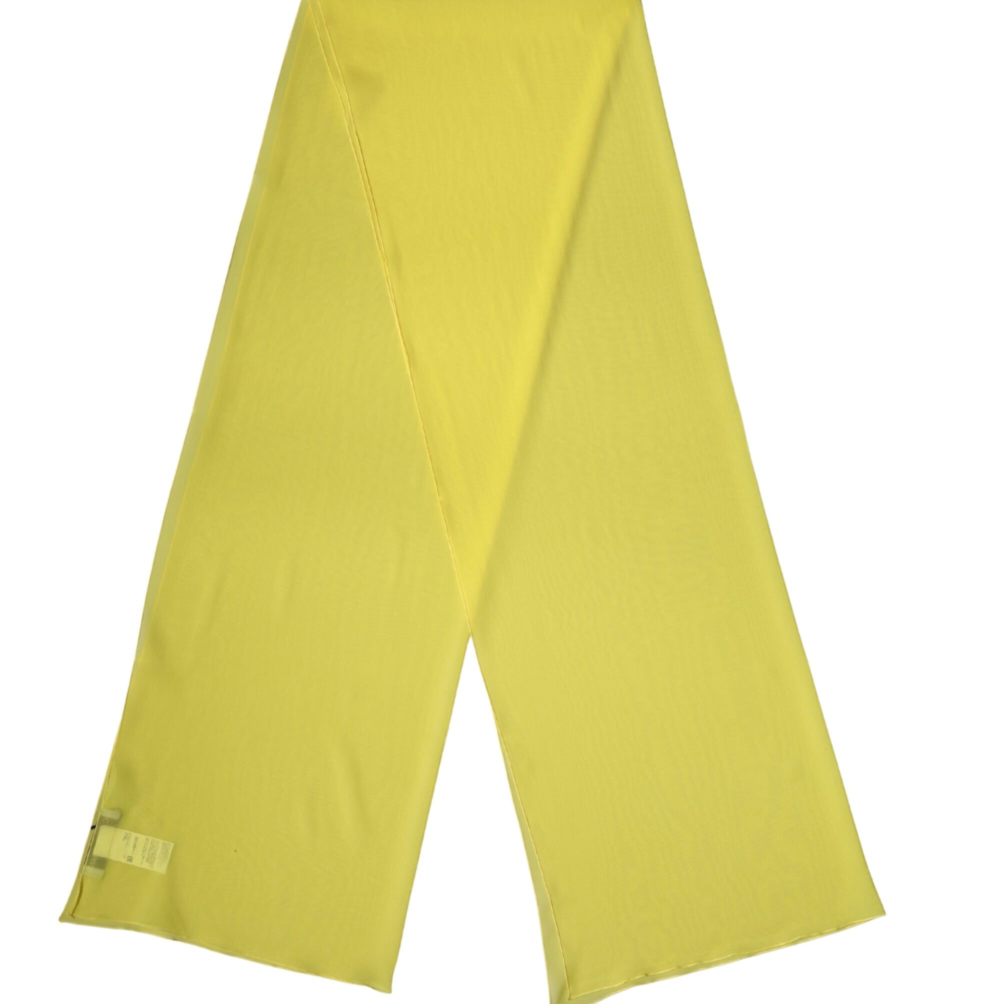 Dolce & Gabbana Yellow Silk Neck Wrap Shawl Stole 200cm x 64cm Scarf Dolce & Gabbana