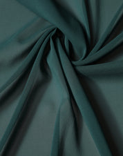 Dark Green Silk Neck Wrap Shawl Stole 200cm x 64c Scarf