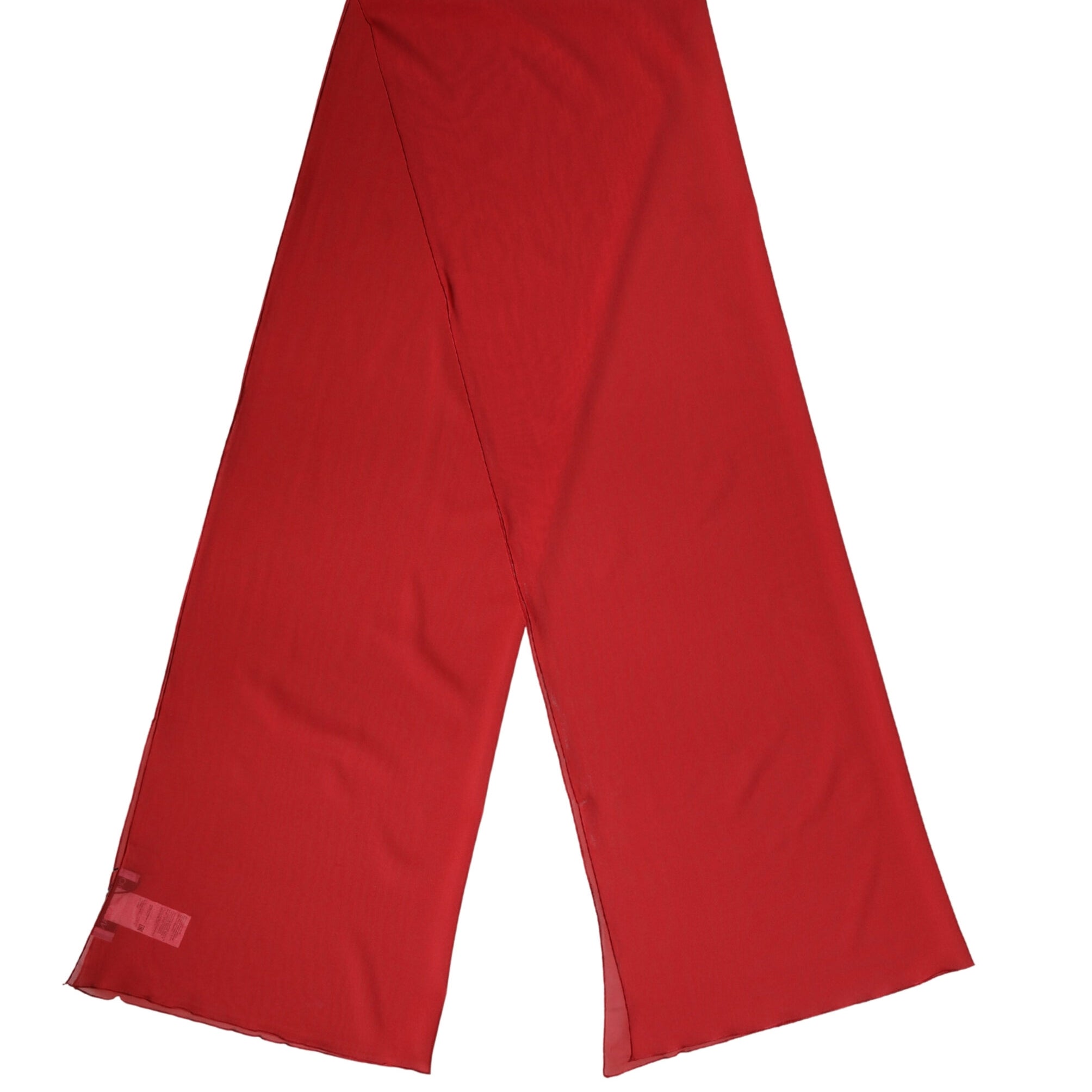 Dolce & Gabbana Red Silk Neck Wrap Shawl Women Stole 200cm x 64cm Scarf Dolce & Gabbana