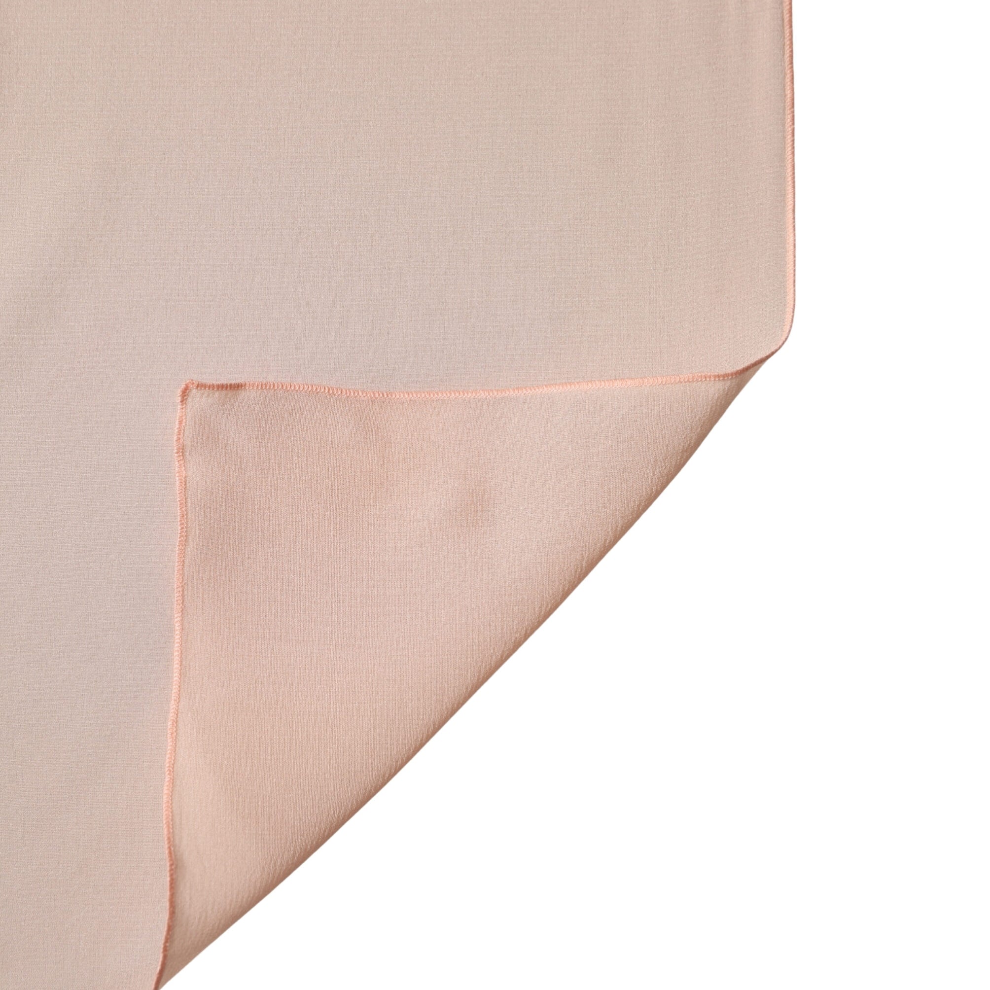 Dolce & Gabbana Peach Silk Neck Wrap Shawl Women Stole 200cm x 64cm  Scarf Dolce & Gabbana