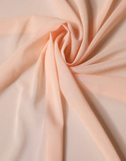 Peach Silk Neck Wrap Shawl Women Stole 200cm x 64cm  Scarf
