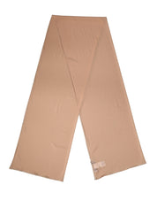 Dolce & Gabbana Beige Silk Neck Wrap Shawl Women Stole 200cm x 64cm Scarf