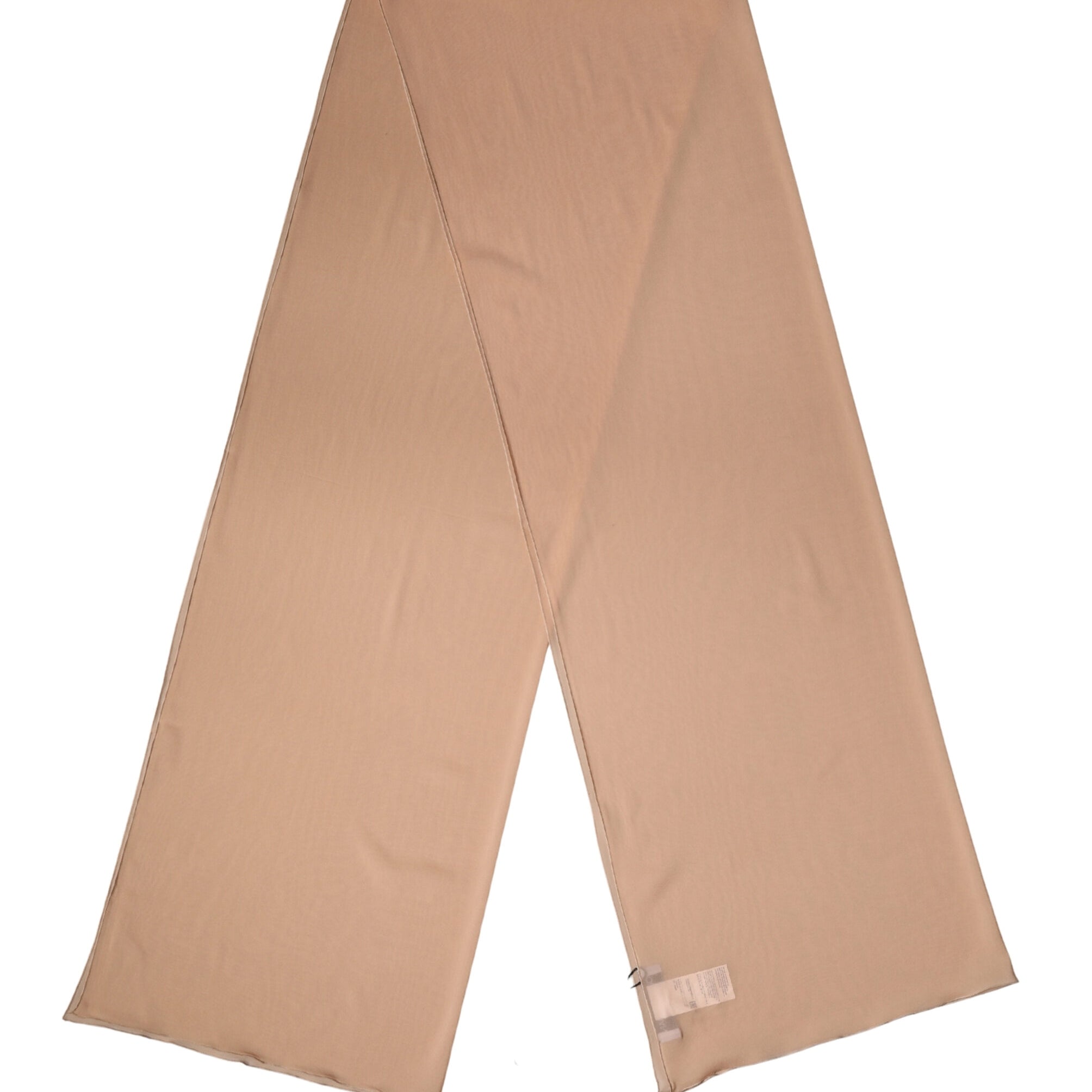 Dolce & Gabbana Beige Silk Neck Wrap Shawl Women Stole 200cm x 64cm Scarf Dolce & Gabbana