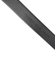 Dolce & Gabbana Black Calf Leather Silver Metal Buckle Belt Dolce & Gabbana