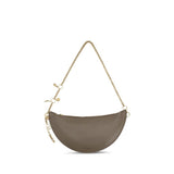 Gray Calf Leather Bos Taurus Shoulder Bag