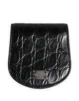 Black Exotic Skin Condom Case Holder Pocket Wallet