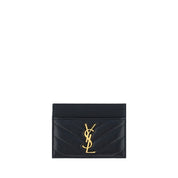 Saint Laurent Black Lamb Ovis Aries Wallet