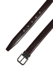 Dolce & Gabbana Men Brown Classic Leather Metal Buckle Belt