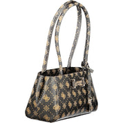 Marrone Poliuretano Women Handbag