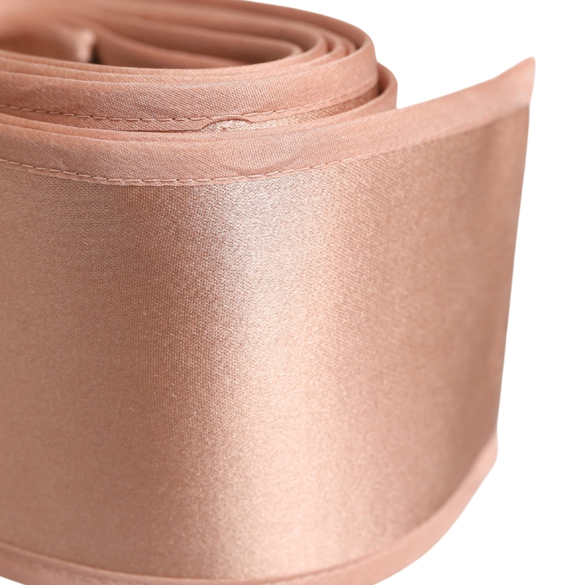 Dolce & Gabbana Light Pink Silk Satin Waist Women Cintura Belt Dolce & Gabbana