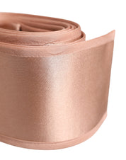 Dolce & Gabbana Light Pink Silk Satin Waist Women Cintura Belt Dolce & Gabbana
