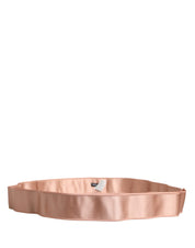 Light Pink Silk Satin Waist Women Cintura Belt