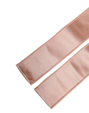 Dolce & Gabbana Light Pink Silk Satin Waist Women Cintura Belt Dolce & Gabbana