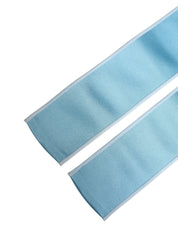 Light Blue Silk Satin Waist Women Cintura Belt