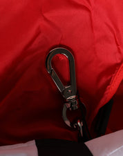 Men Red Polyester Panda Stuffed Ecobag Tote Borse Bag