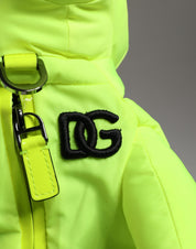 Green Polyester Animal Silhouette Waist Belt Borse Bag