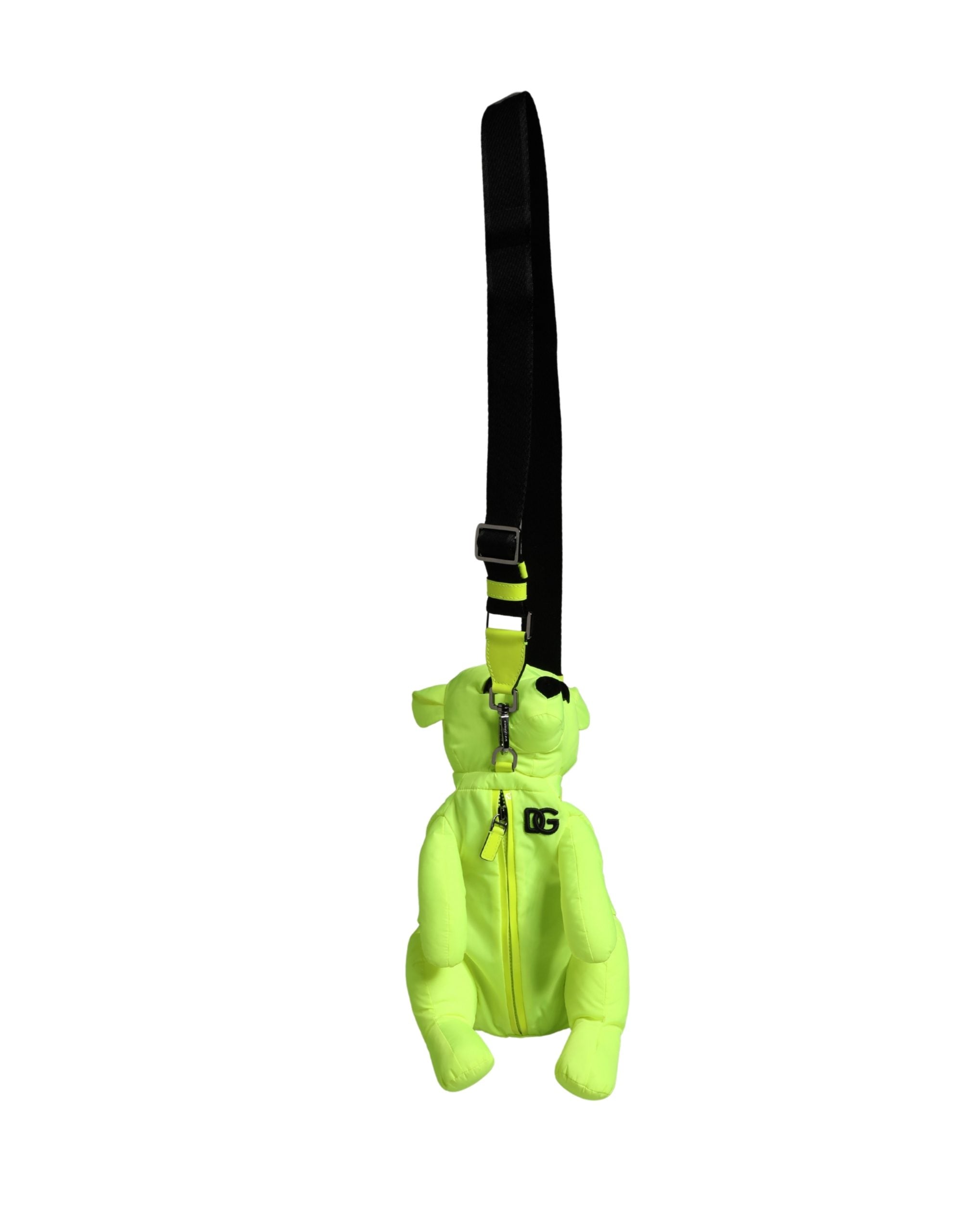 Dolce & Gabbana Green Polyester Animal Silhouette Waist Belt Borse Bag Dolce & Gabbana