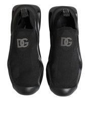 Black Slip On Wave Low Top Sneakers Shoes