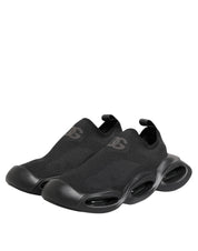 Black Slip On Wave Low Top Sneakers Shoes