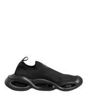 Black Slip On Wave Low Top Sneakers Shoes