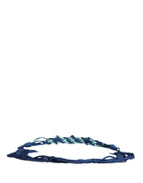 Multicolor Twisted Rope Chain Buckle Waist Belt