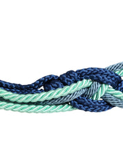 Multicolor Twisted Rope Chain Buckle Waist Belt