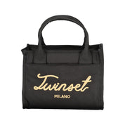 Black Cotton Women Handbag
