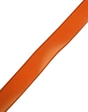 Miu Miu Orange PVC Waist Women Cintura Square Buckle Belt