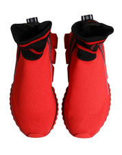 Red Black Sorrento Socks Sneakers Shoes