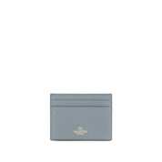 Valentino Garavani Blue Calf Leather Bos Taurus Wallet