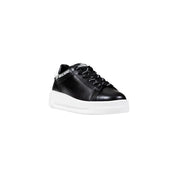 Black And White Synthetic Chunky Sneakers
