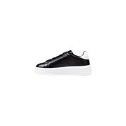Black And White Synthetic Chunky Sneakers