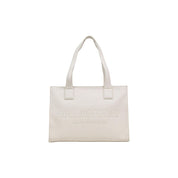 Beige Polyethylene Handbag