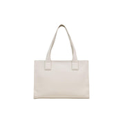 Beige Polyethylene Handbag