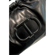 Twinset Black PU Women Shoulder Bag