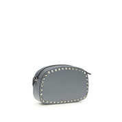 Blue Calf Leather Bos Taurus Shoulder Bag