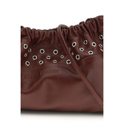 Bordeaux Calf Leather Bos Taurus Clutch Bag