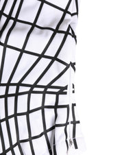 Men White Stripes Nylon Ski Mask Balaclava Hat