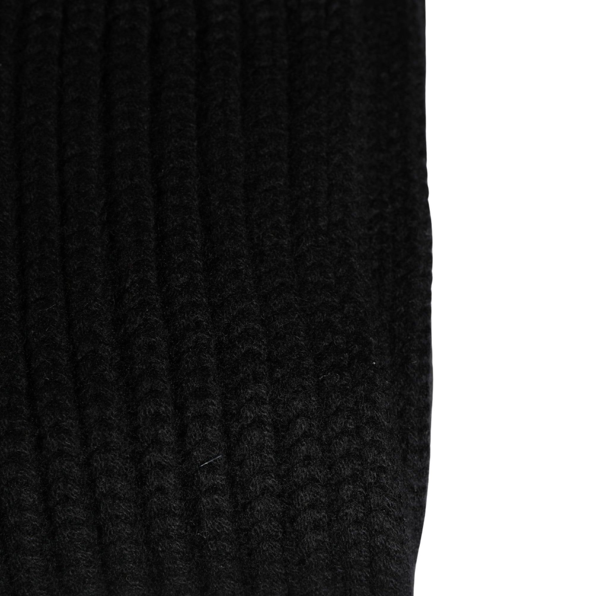 Dolce & Gabbana Black Cashmere Knitted Men Neck Warmer One Size Scarf Dolce & Gabbana