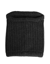 Dolce & Gabbana Black Cashmere Knitted Men Winter Neck Warmer Hat Dolce & Gabbana