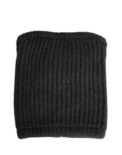 Dolce & Gabbana Black Cashmere Knitted Men Winter Neck Warmer Hat Dolce & Gabbana