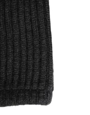 Dolce & Gabbana Black Cashmere Knitted Men Winter Neck Warmer Hat Dolce & Gabbana