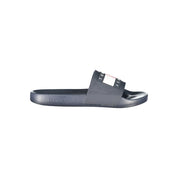 Blue Polyurethane Men's Slipper