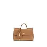 Dolce & Gabbana Beige Calf Leather Bos Taurus Shoulder Bag Dolce & Gabbana